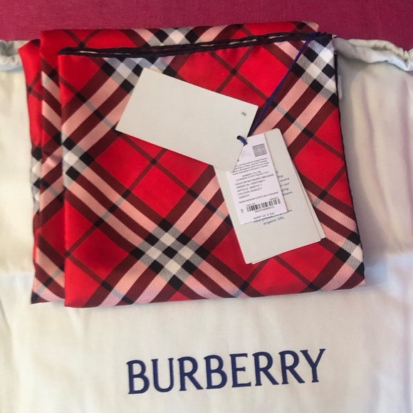 Burberry Check Silk Scarf - Picture 1 of 9